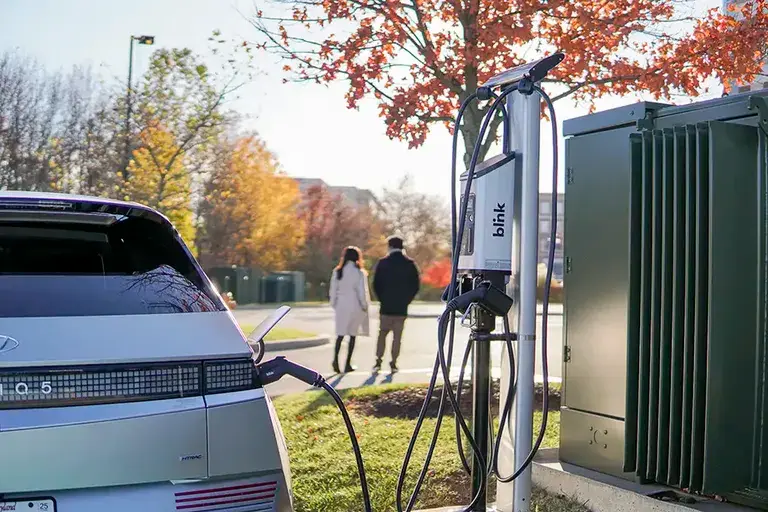 Blink Charging Commercial EV Charging Station